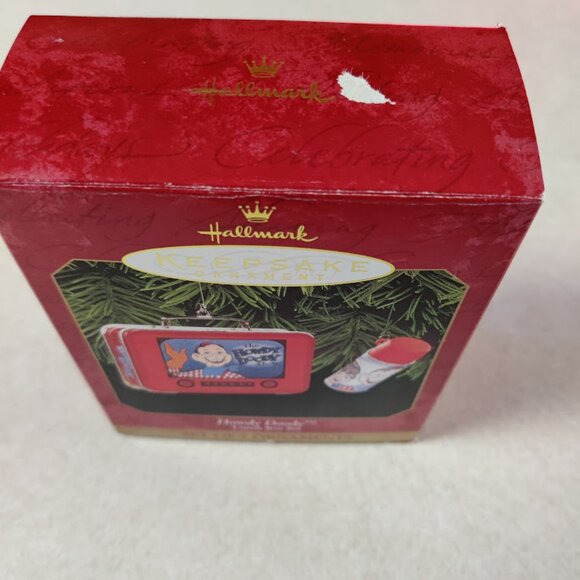 Vintage Hallmark Keepsake Howdy Doody Ornament Set - Lunchbox & Thermos - 1999 - Picture 9 of 14